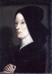 Le diptyque Matheron : portrait de Jeanne de Laval, deuxième épouse de René Ier le Bon